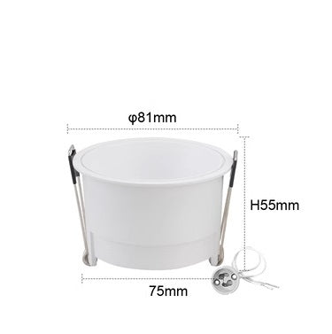 PLH Extra Slim Trim GU10 Aluminium Casing with Reflector