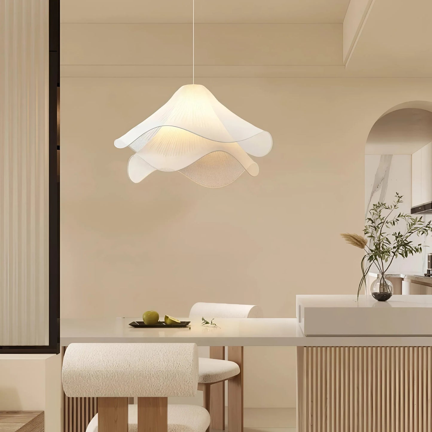 PLH Ethereal Bloom Pendant Light with E27 Replaceable Light Bulb