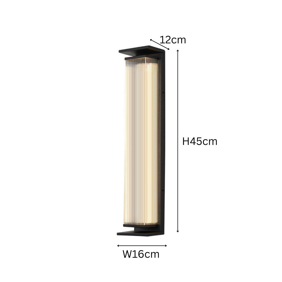 PLH GRLL Outdoor IP65 Waterproof LED Wall Light with Strong Seal Warm White 3000K