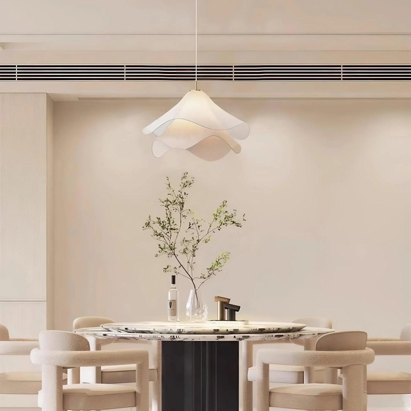 PLH Ethereal Bloom Pendant Light with E27 Replaceable Light Bulb