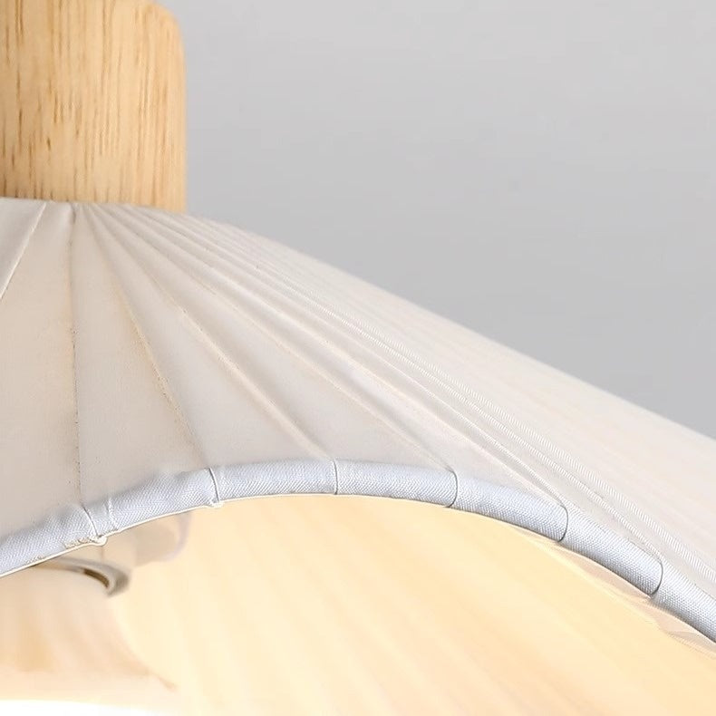 PLH NORDIC Creamy Petal Cloth Corridor Ceiling Light with E27 Tri Tone Light Bulb
