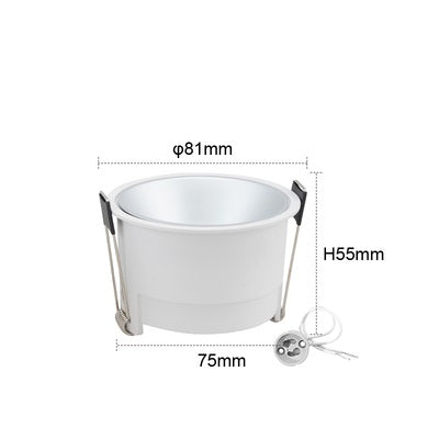 PLH Extra Slim Trim GU10 Aluminium Casing with Reflector