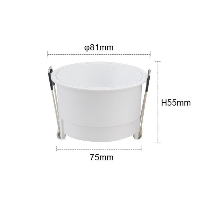 PLH Extra Slim Trim GU10 Aluminium Casing with Reflector