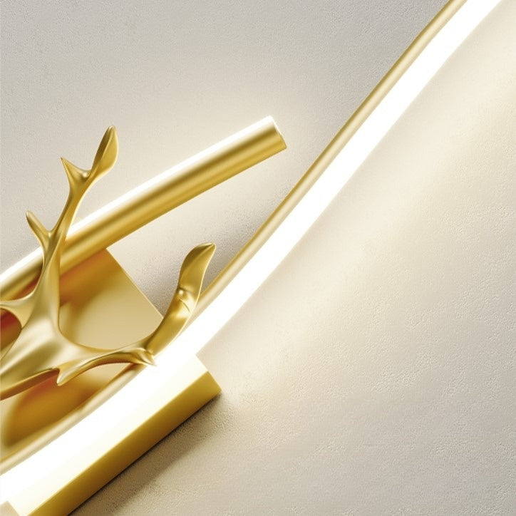 PLH LUX Creative Curve Seawave TV Feature Wall Lamp