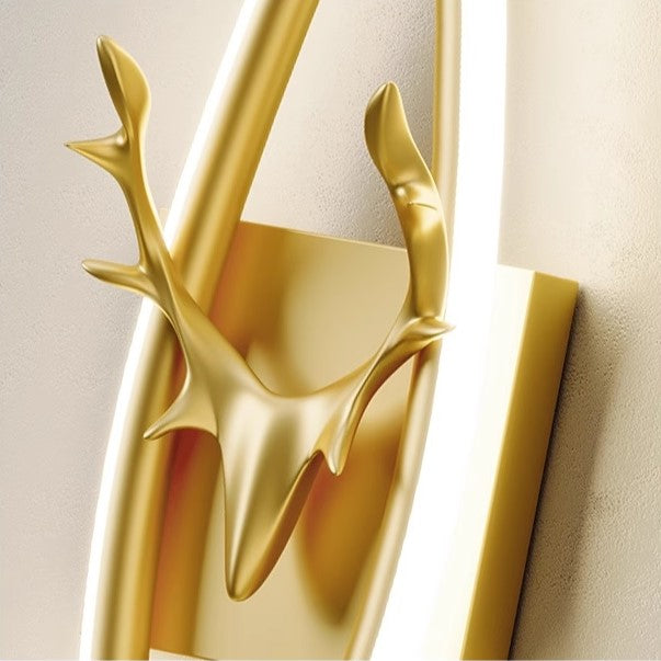 PLH LUX Creative Curve Seawave TV Feature Wall Lamp