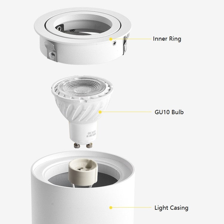 PLH OVA Surface Mount Ceiling Downlight