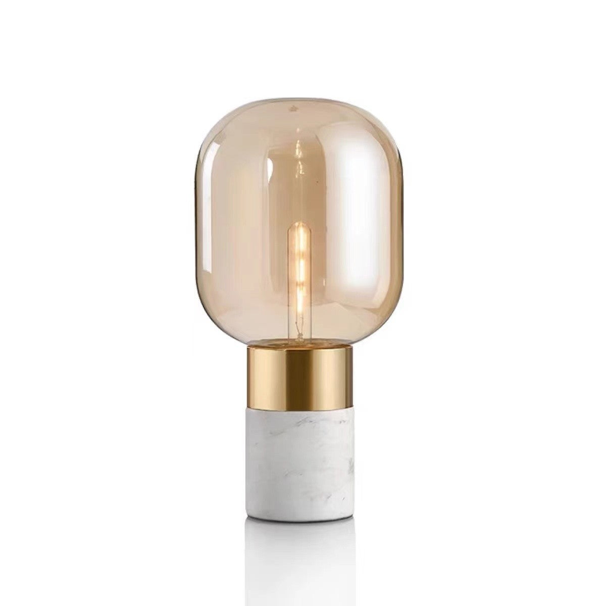PLH HERA Crystal Glass Marble Table Lamp