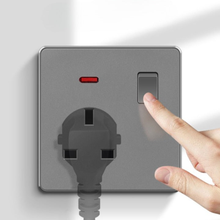 PLH Universal Multi-Purpose Power Socket Grey