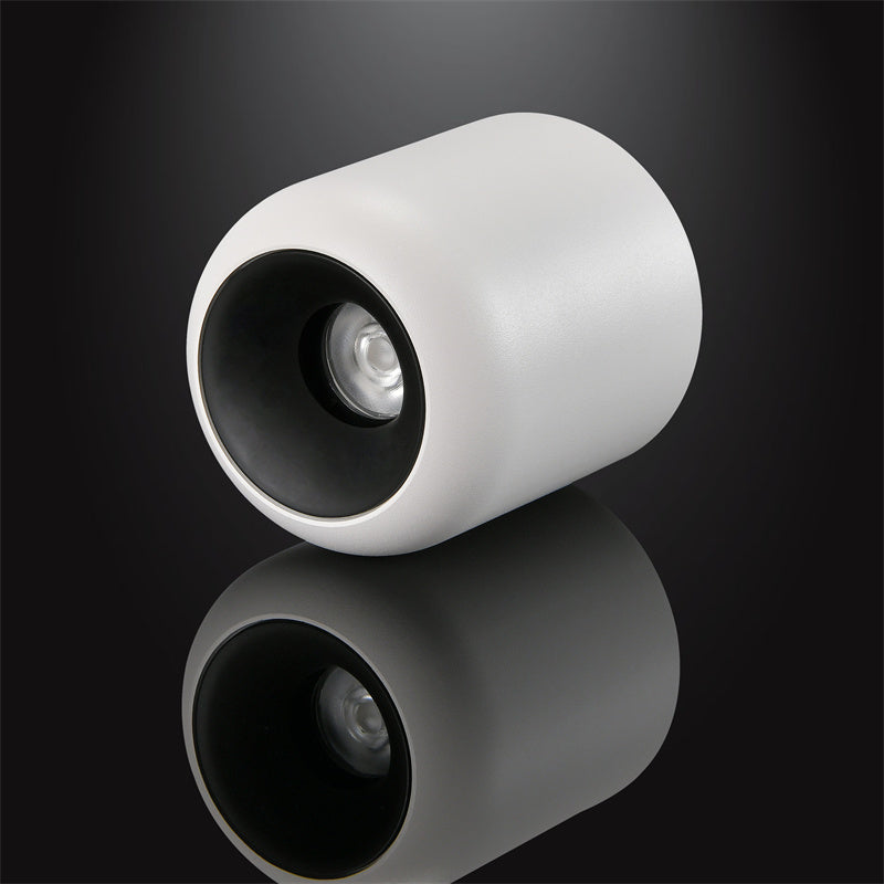 PLH Ceiling Surface Mount Round Cylinder COB Downlight 12W Cool Daylight/White/Warm