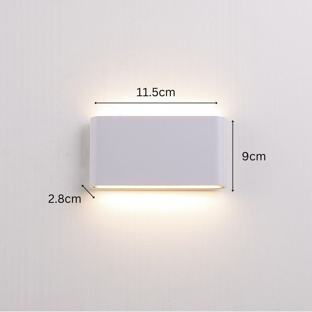 PLH Waterproof IP65 Rating Outdoor/Indoor Slim Wall Light