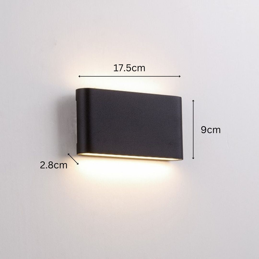 PLH Waterproof IP65 Rating Outdoor/Indoor Slim Wall Light