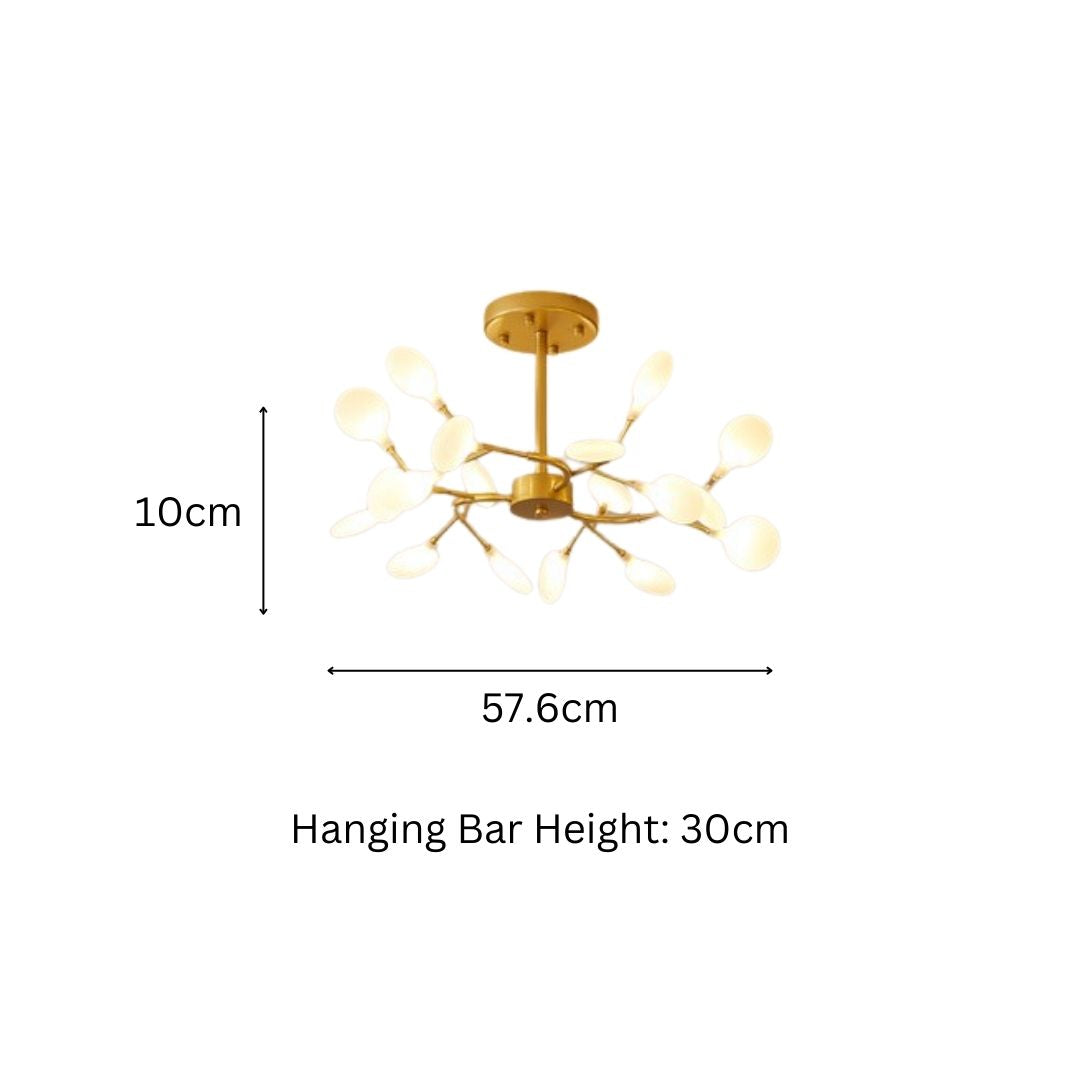 PLH FAIRY Ceiling Surface Mount Pendant Light with Replaceable G4 Bulb 54W/90W