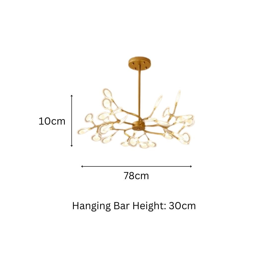 PLH FAIRY Ceiling Surface Mount Pendant Light with Replaceable G4 Bulb 54W/90W