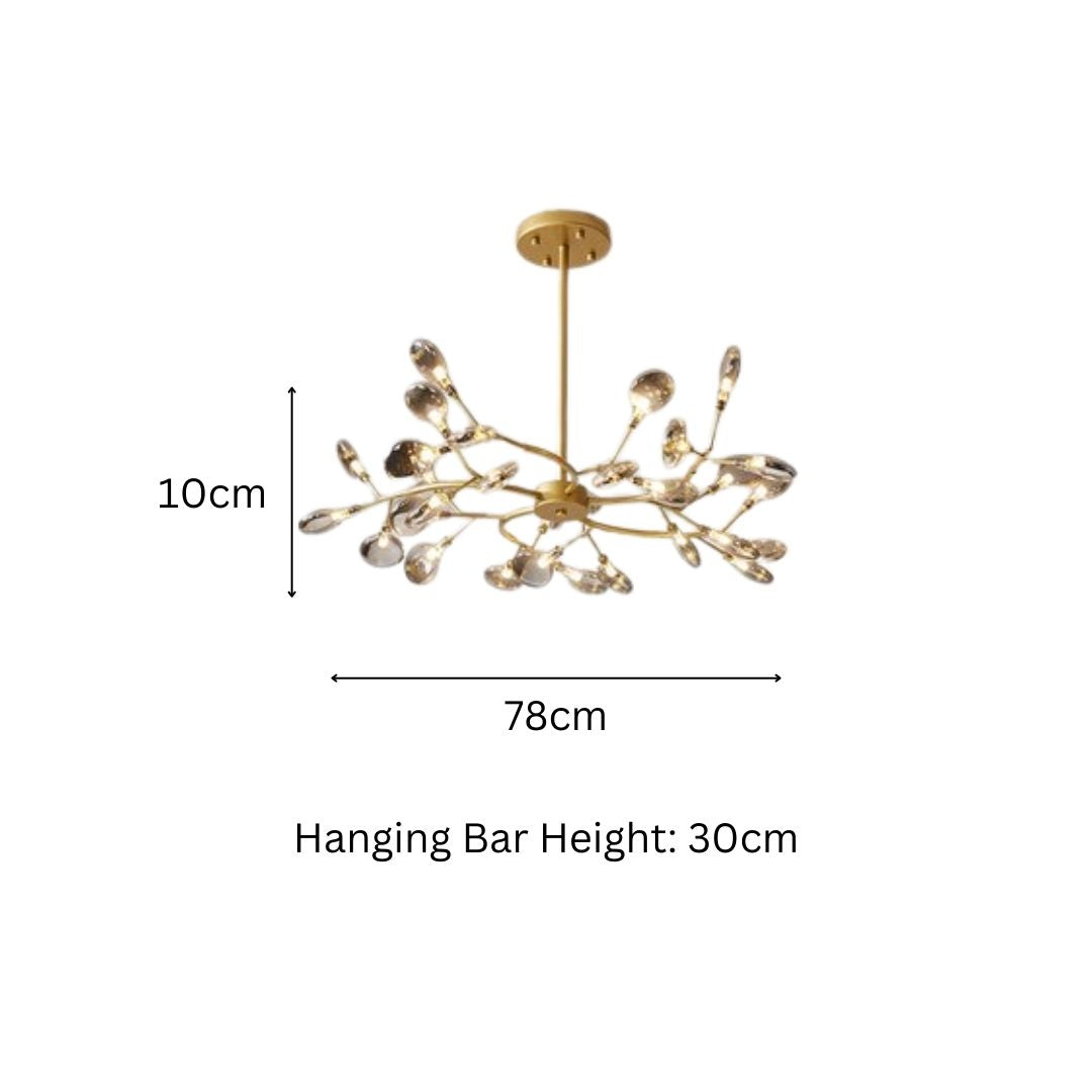 PLH FAIRY Ceiling Surface Mount Pendant Light with Replaceable G4 Bulb 54W/90W