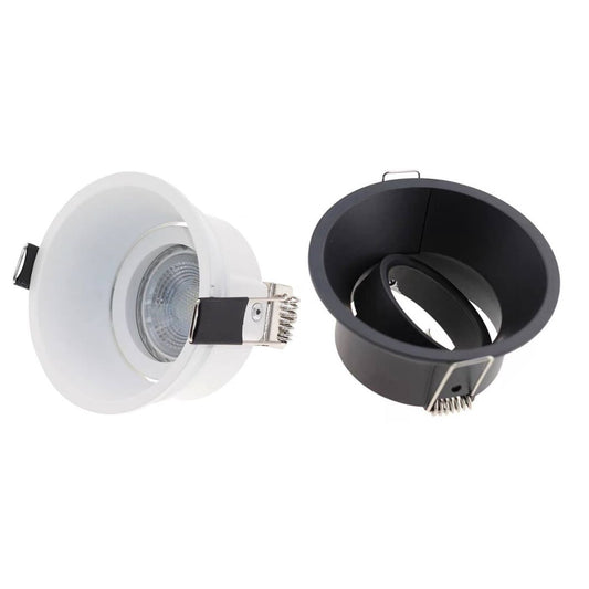 PLH LED Eyeball GU10 Casing Fixture Casted Aluminium Recessed Spotlight Casing Fitting