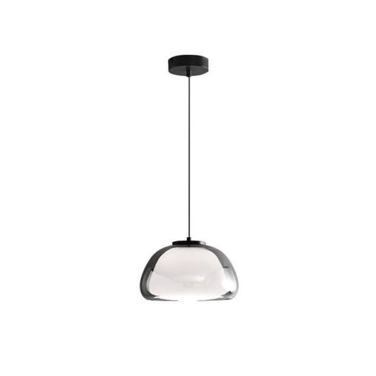 PLH ITL Cotton Candy Sapphire Glass Tri Tone Pendant Light