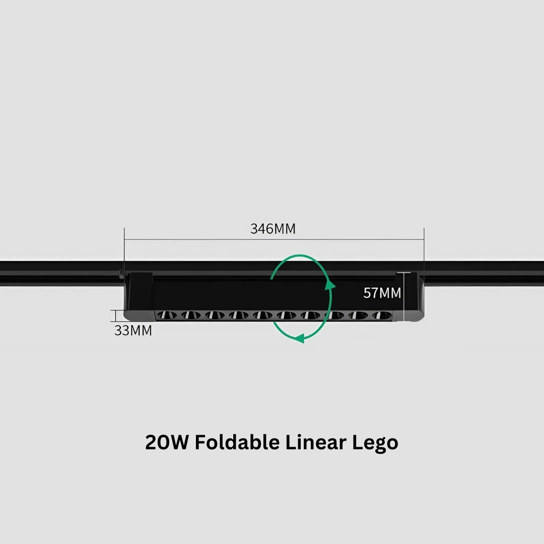 PLH Direct Current 220V Standard Track Light System Modern Fittings