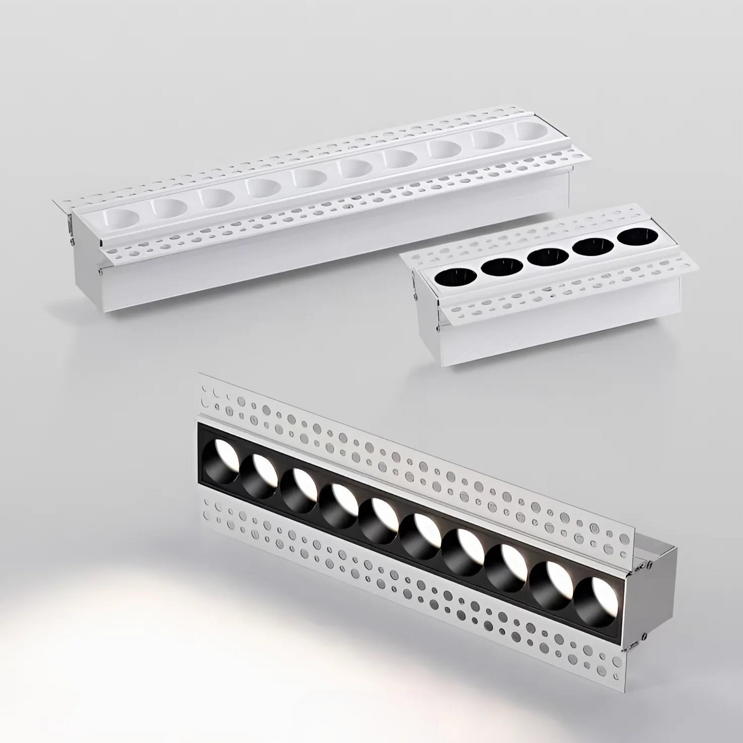 PLH Trimless Recessed Linear Lego Light with Replaceable Light Source 10W/20W