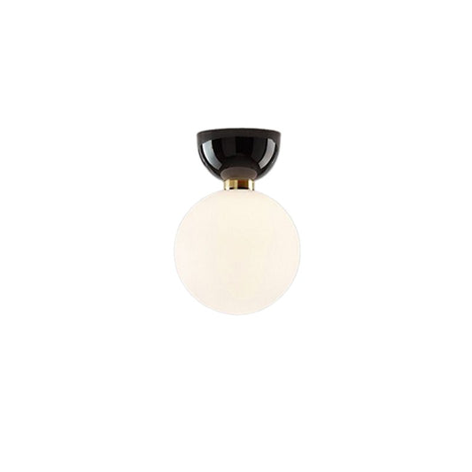 PLH MDRN Surface Mount Glass Corridor Light with G9 Bulb