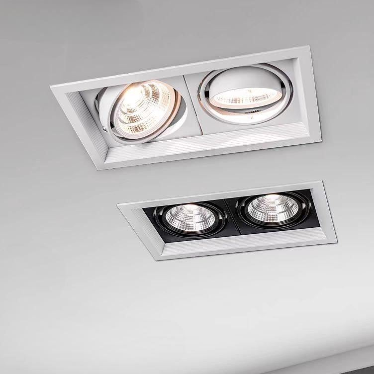 PLH Single/Twin/Triple Head Universal Rotatable High Lumens COB Recessed Ceiling Spotlight