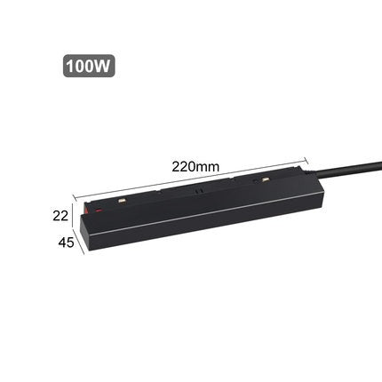 PLH Magnetic Track Light System with D48V Safety Voltage OSRAM Light Fittings and Recessed/Surface Track