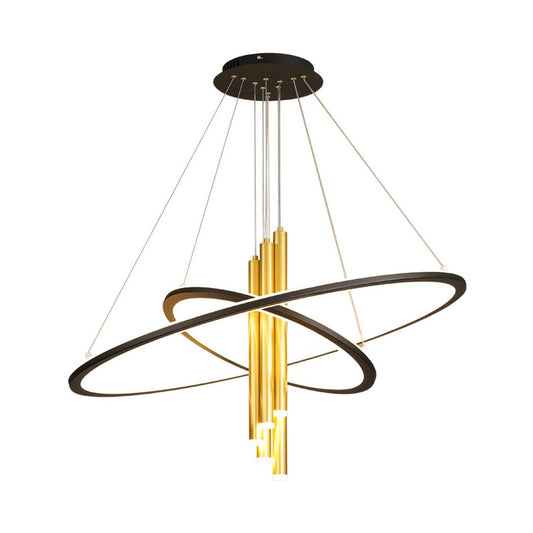 PLH NORDIC Chandelier Candle Halo Pendant Light