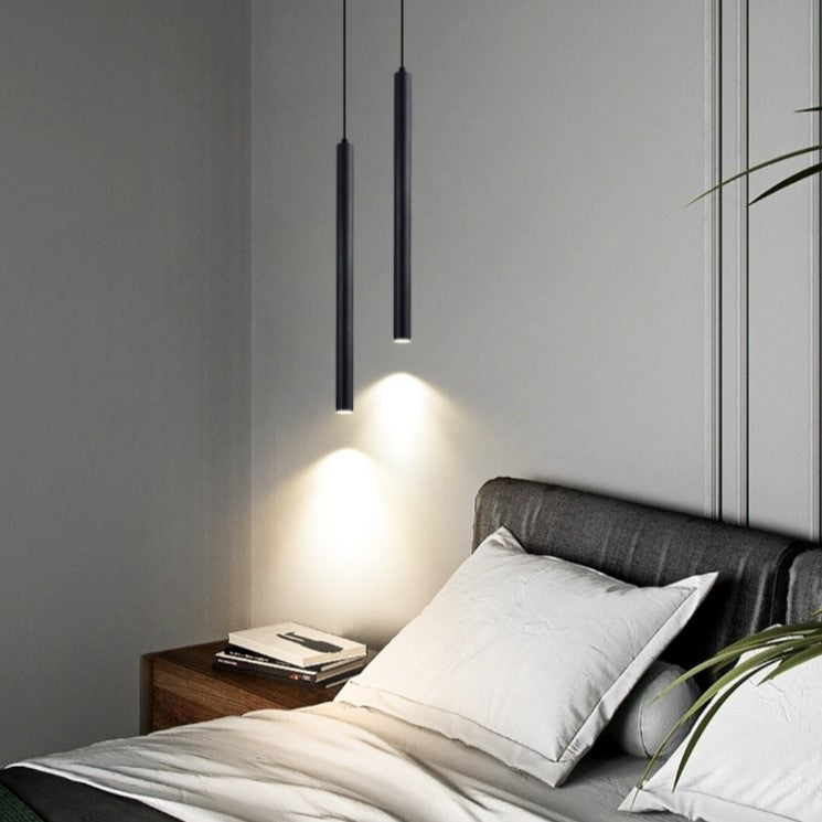 PLH NORDIC Long Vertical Tri Tone Pendant Light