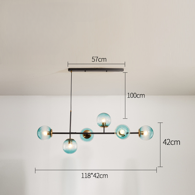 PLH Horizontal Bubble E27 Pendant Light