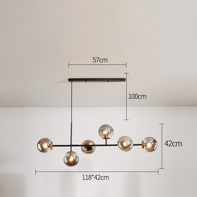 PLH Horizontal Bubble E27 Pendant Light