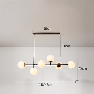 PLH Horizontal Bubble E27 Pendant Light