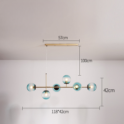 PLH Horizontal Bubble E27 Pendant Light