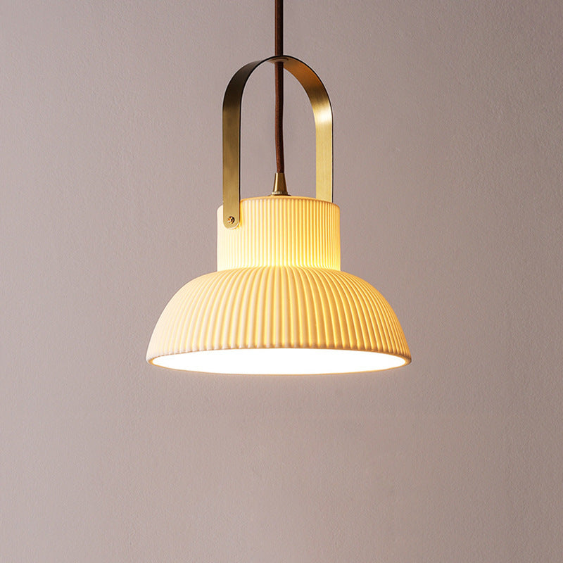 PLH NORDIC Copper & Ceramic Hanging Pendant Light