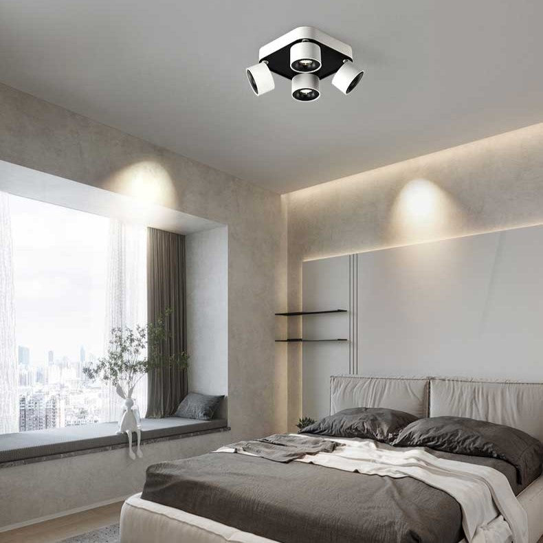 PLH HALO Quadruple Rotatable Ceiling Mount Light