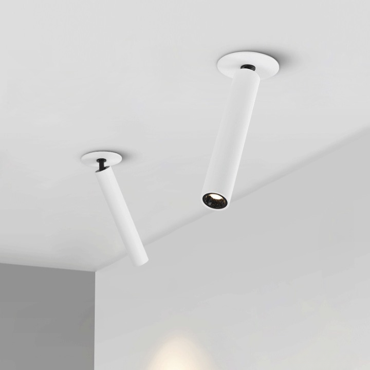 PLH Adjustable Long Rotatable Ceiling Recessed Spotlight