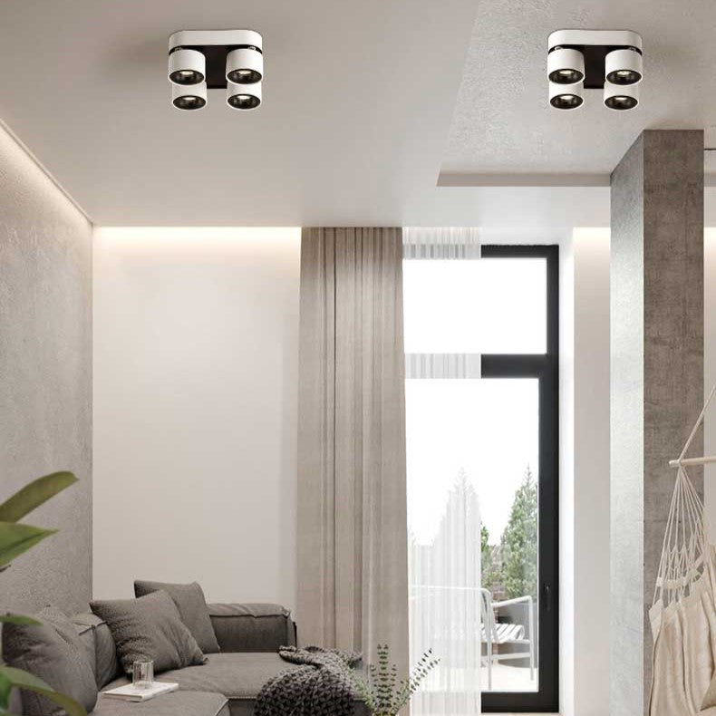 PLH HALO Quadruple Rotatable Ceiling Mount Light