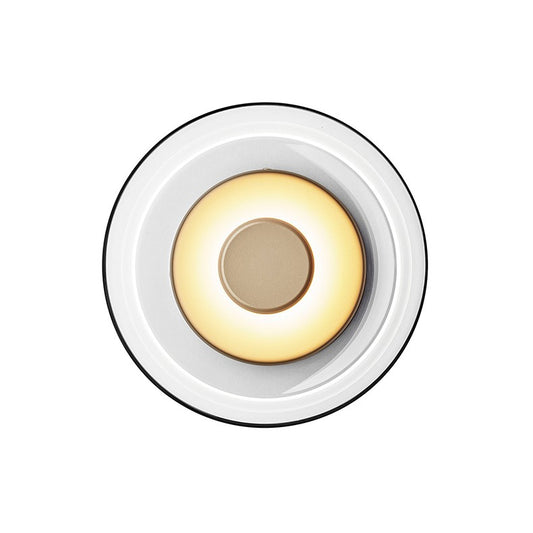 PLH LUX Crystal Glass Round Disc Wall Light