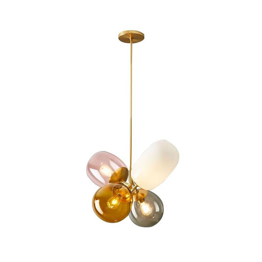 PLH Nordic Colourful Balloon Crystal Glass Pendant Light