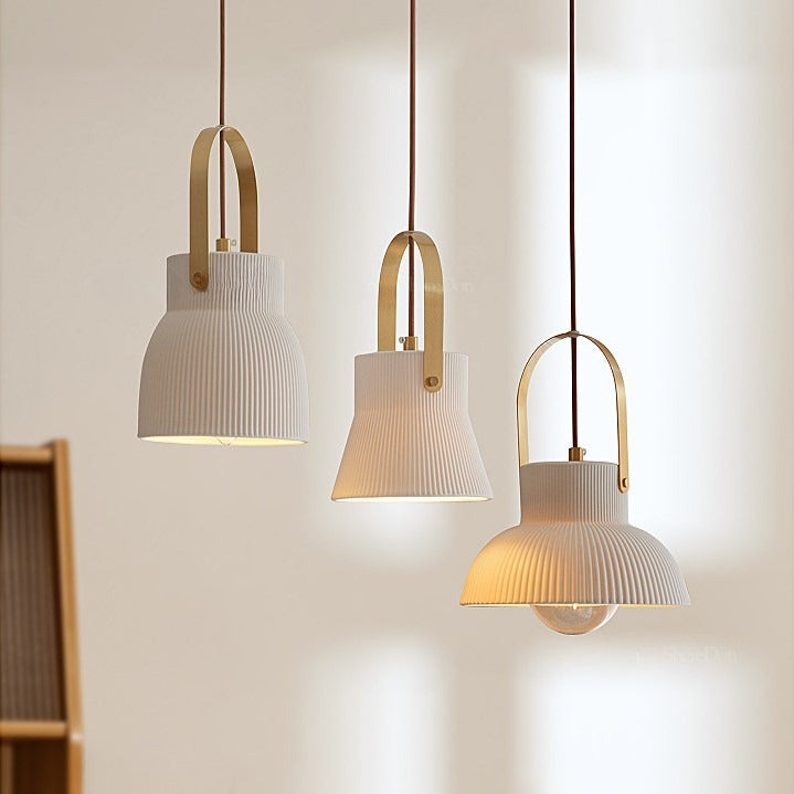 PLH NORDIC Copper & Ceramic Hanging Pendant Light