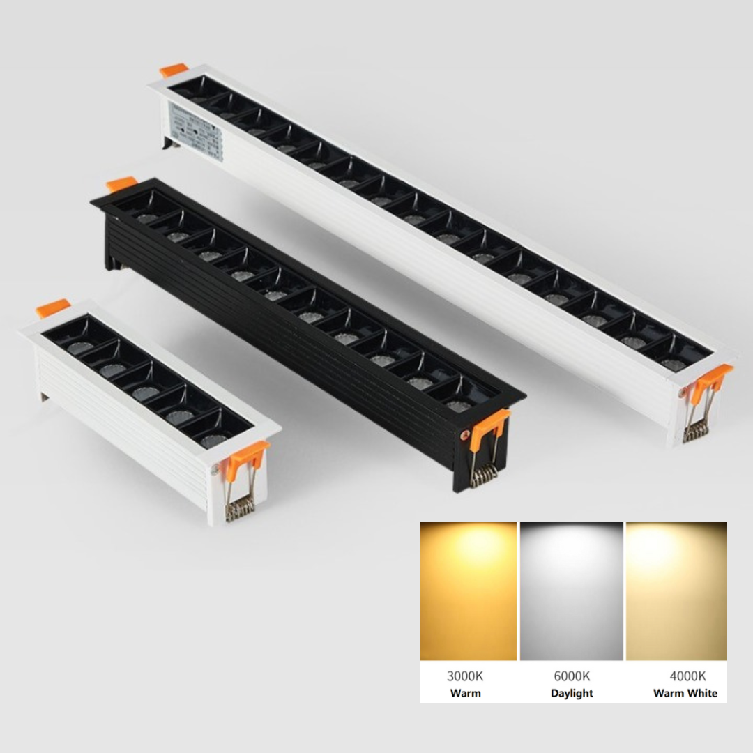 PLH Recessed Linear Lego Light 10W/20W/30W Osram