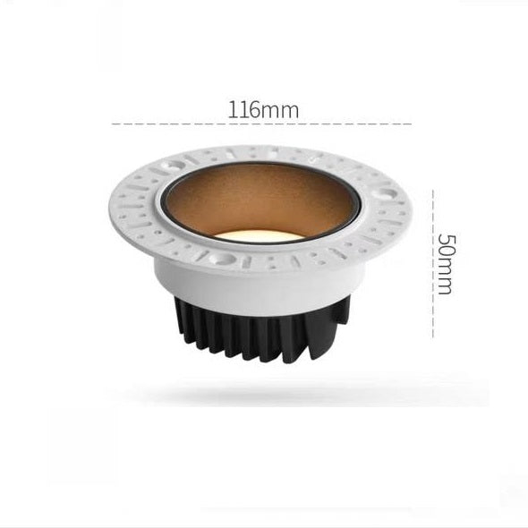 PLH Recessed Trimless False Ceiling Downlight Tri Tone