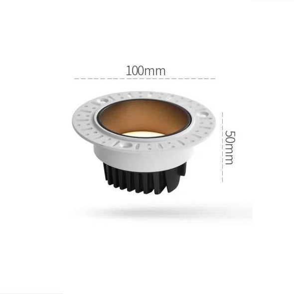 PLH Recessed Trimless False Ceiling Downlight Tri Tone